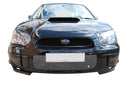Subaru Blob Eye - Front Grille Set (with Full Span Lower Grille) - Silver finish (2003 - 2005) Omi Grille