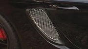 Porsche 718 Boxster S And Cayman S - Side Vents Grille Set - Silver finish (2016 to 2019) Omi Grille