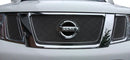 Nissan Navara Upper Grille Set - Silver finish (2010 to 2013) Omi Grille