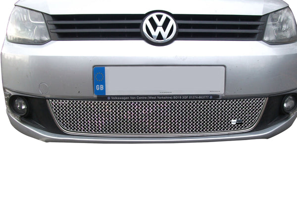 VW Caddy (Facelift) - Lower Grille - Silver Finish (2010-2014)