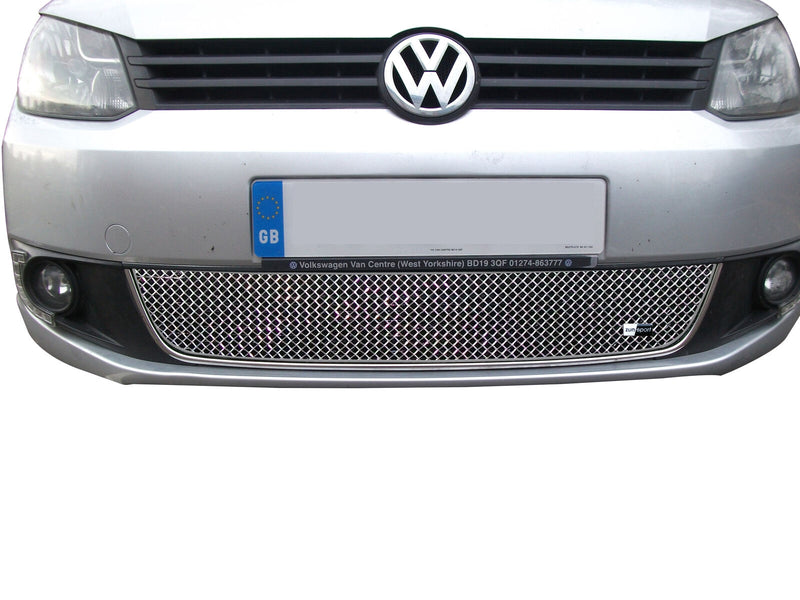 VW Caddy (Facelift) - Lower Grille - Silver Finish (2010-2014)