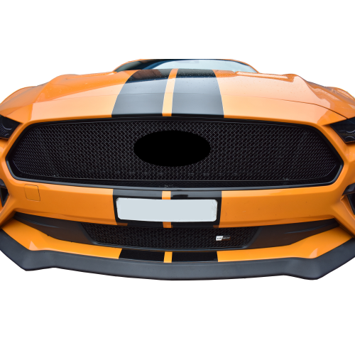 Ford Mustang GT Facelift - Front Grille Set - Black finish (2018 -)