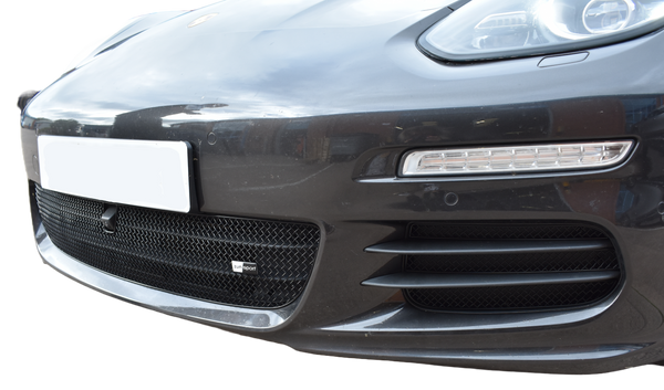 Porsche Panamera 970 Facelift with Front Driving Camera - Front Grille Set - Black (2013 - 2016)