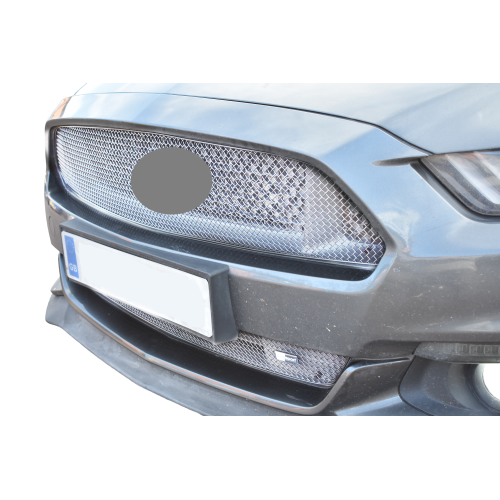 Ford Mustang GT - Front Grille Set - Silver finish (2015 - 2018)
