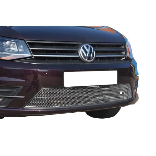 VW Caddy (2nd Facelift With Bumper Lights) - Lower Grille - Silver Finish (2015 - )