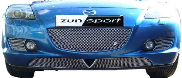Mazda RX8 Front Grille Set - Silver finish (2004 to 2008)