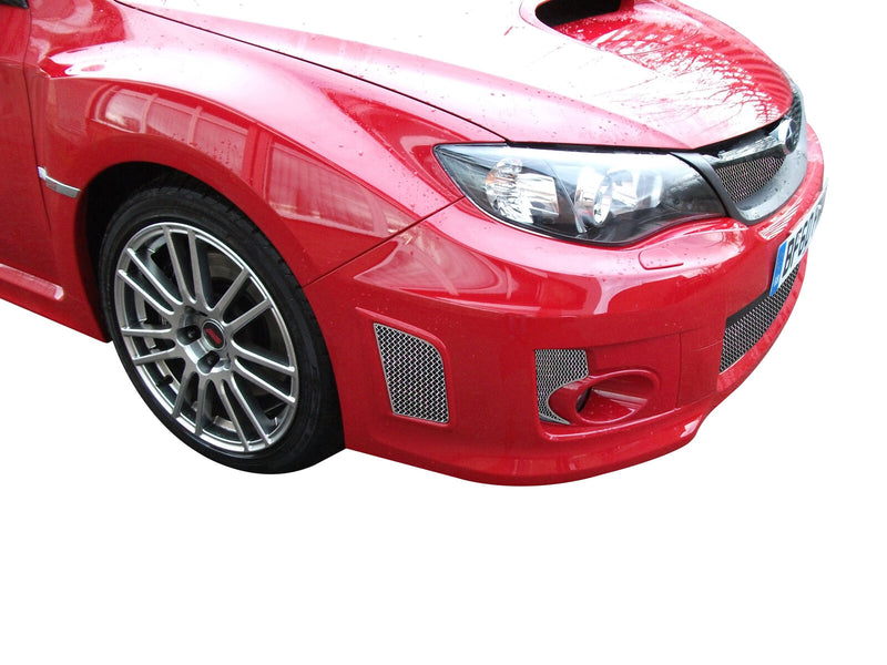 Subaru Impreza STi - Air Dam Grille Set - Silver finish (2011 to 2014)