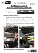 Ford Transit Connect - Upper Grille - Black Finish (2012 -)