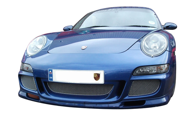 Porsche 997.1 GT3 -Front Grille Set - Silver finish (2006 to 2009)