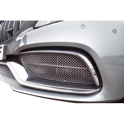 Mercedes AMG C63 Facelift (W205) - Outer Grille Set - Silver Finish (2019 - )