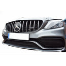 Mercedes AMG C63 Facelift (W205) - Front Grille Set - Black Finish (2019 - )