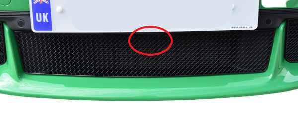 Porsche 992 Turbo S - Lower Grille with Front Driving Camera (2020 -)