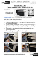 Porsche Carrera 997 GT2 - Outer Grille Set (2007 - 2012)