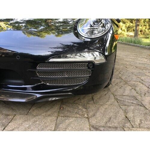 Porsche 991 Carrera C2S - Outer Grille Set (With Parking Sensors) - Silver Finish (2011 - 2015)