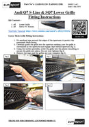 Audi Q7 S-Line / SQ7 MK2 Facelift - Lower Grille (2020 -)