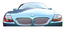 BMW Z4 Upper Grille Set - Silver finish (2003 - 2009)