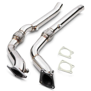 3 Exhaust Decat Downpipes - Audi RS6 C5 BI-Turbo Saloon / Avant 4.2L V8 02-04