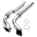 3 Exhaust Decat Downpipes - Audi RS6 C5 BI-Turbo Saloon / Avant 4.2L V8 02-04 OMI ALLOY WHEELS