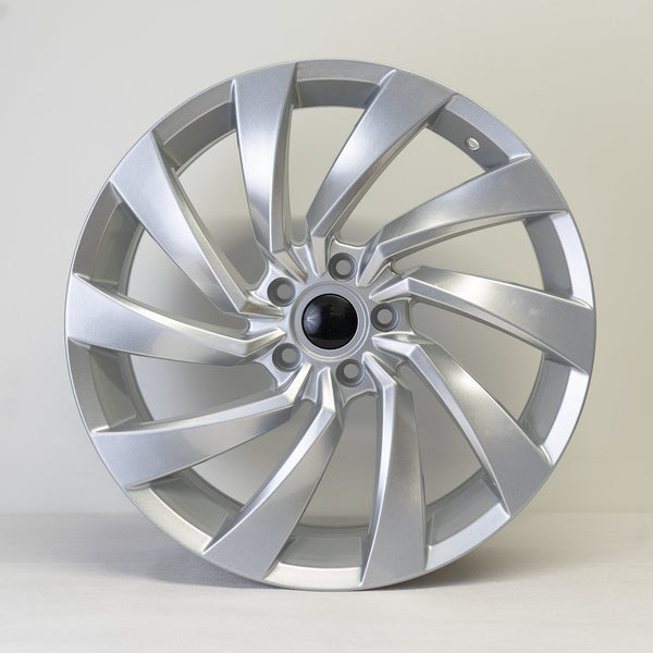 18x8" Scirocco Twist Style Alloy Wheels Silver