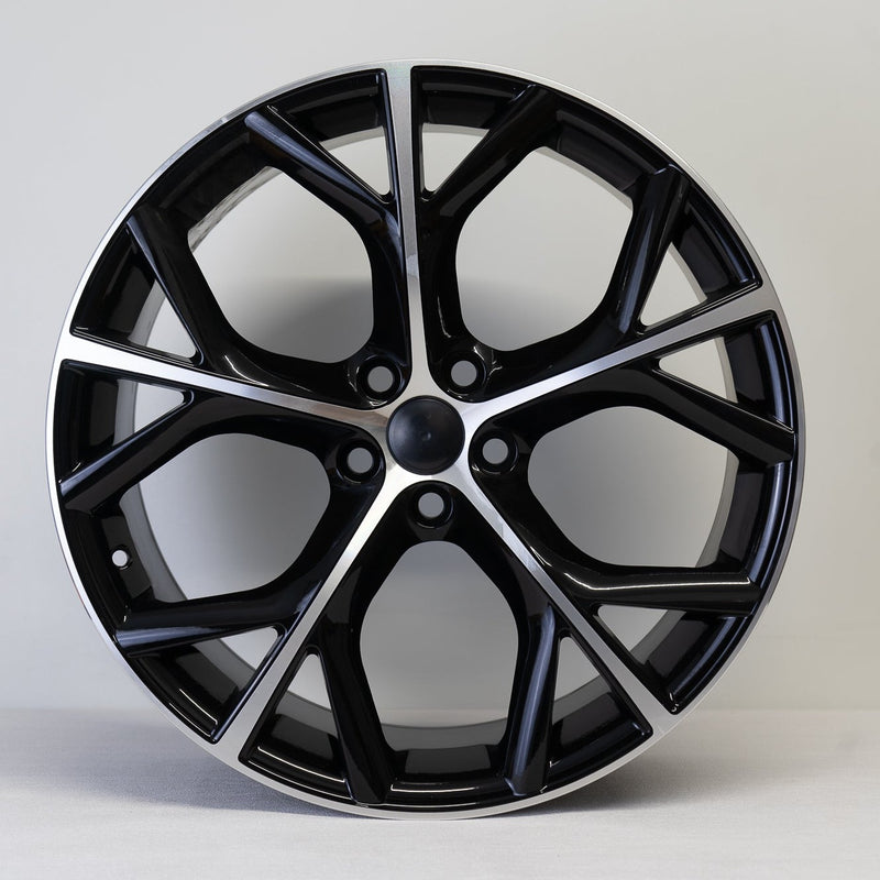 20x8.5" Storm Style Alloy Wheels Black Machined
