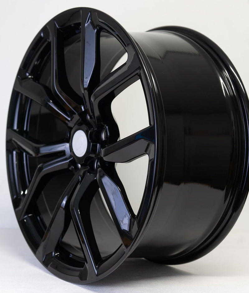 22x10" SVR Style Alloy Wheels Gloss Black