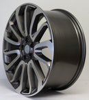 22x9.5" Autobiography Turbine Style Alloy Wheels Gunmetal Machined