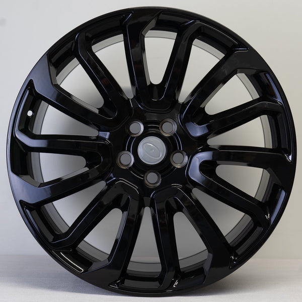 22x9.5" Autobiography Turbine Style Alloy Wheels Gloss Black