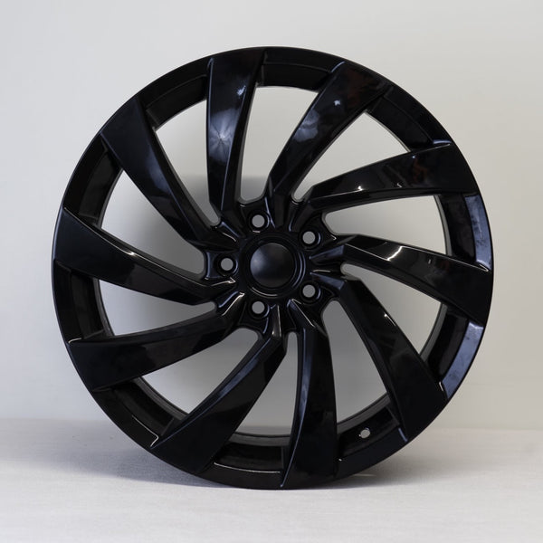 18x8" Scirocco Twist Style Alloy Wheels Black
