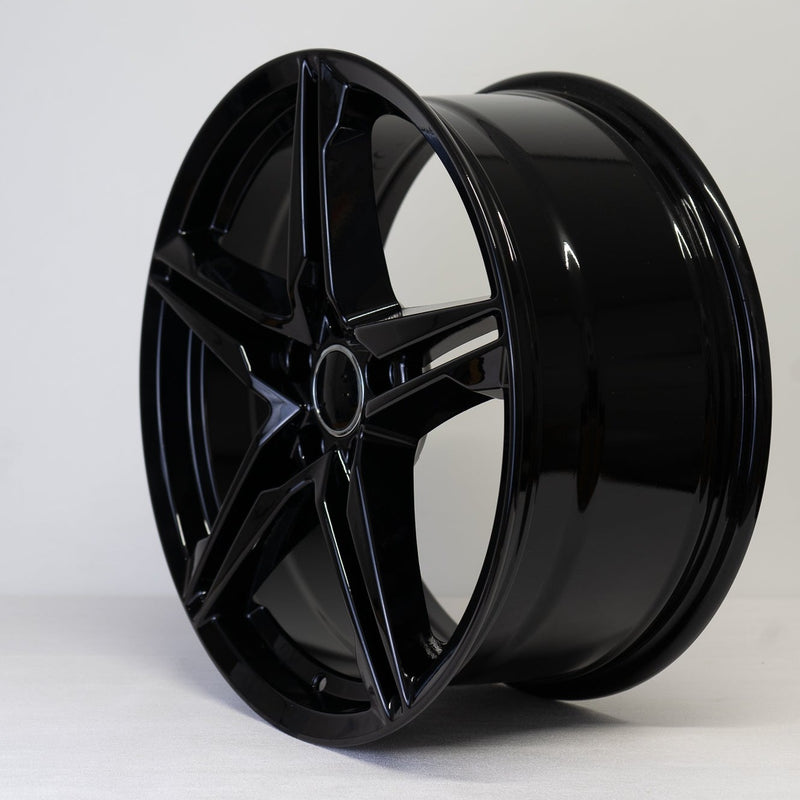 18x8" S Line Style Alloy Wheels Black