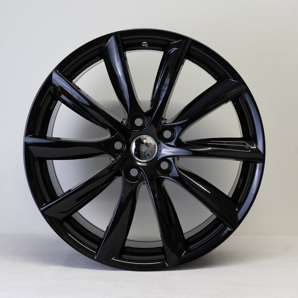 19x8.5" Model S Style Alloy Wheels Black