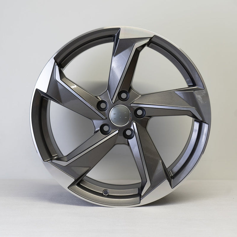 19x8.5" Concept TTRS Twist Style Alloy Wheels Gunmetal Machined