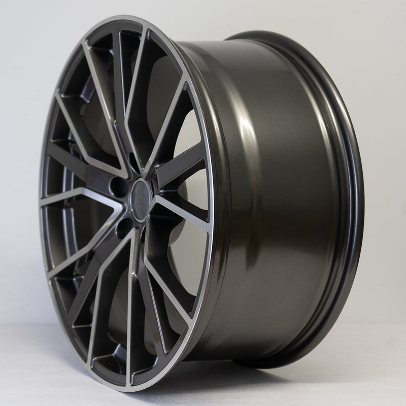 20X9" RS6 Performance Style Alloy Wheels Satin Graphite Machined