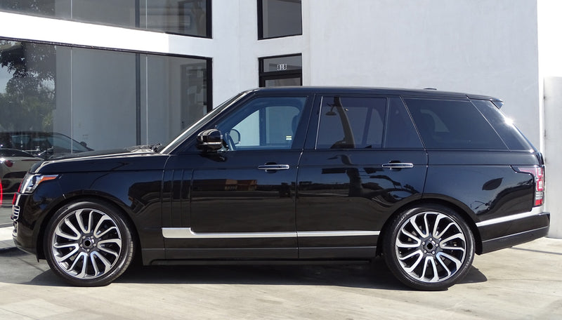 22x9.5" Autobiography Turbine Style Alloy Wheels Gunmetal Machined