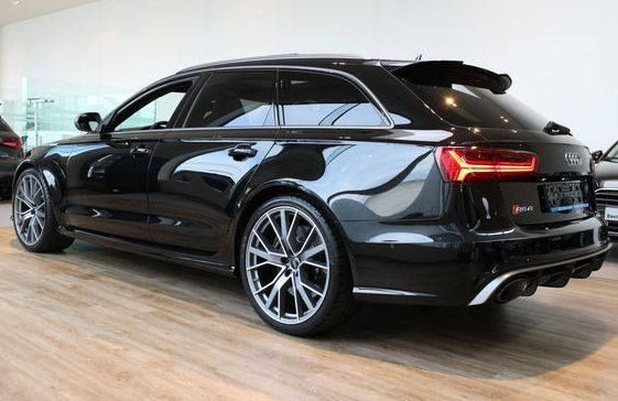 19x8.5" RS6 Performance Style Alloy Wheels Satin Graphite Machined